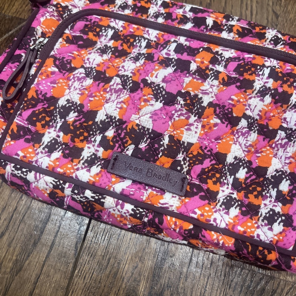 Vera Bradley Iconic RFID Little Hipster Crossbody Bag Purse Houndstooth Tweed - Picture 5 of 10
